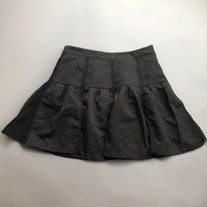 Sans Souci Black Polka-Dot Skirt - Size Small